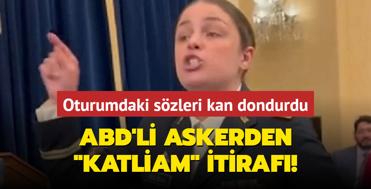 ABD'li askerden 'katliam' itiraf: srail'in ocuklar nasl diri diri yaktn izliyorum