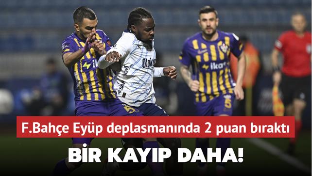 MA SONUCU: Eypspor 1-1 Fenerbahe