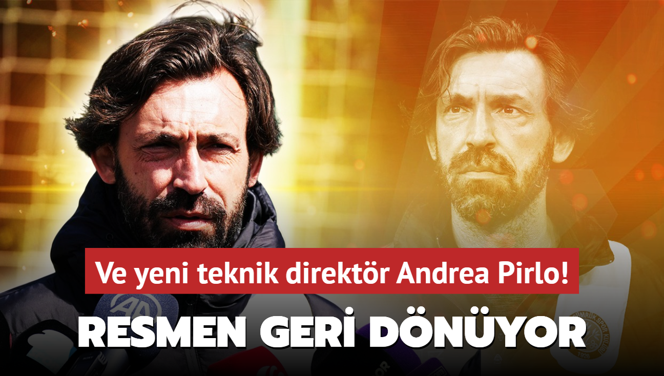 Resmen dnyor! Yeni teknik direktr Andrea Pirlo: Sonunda duyuruldu