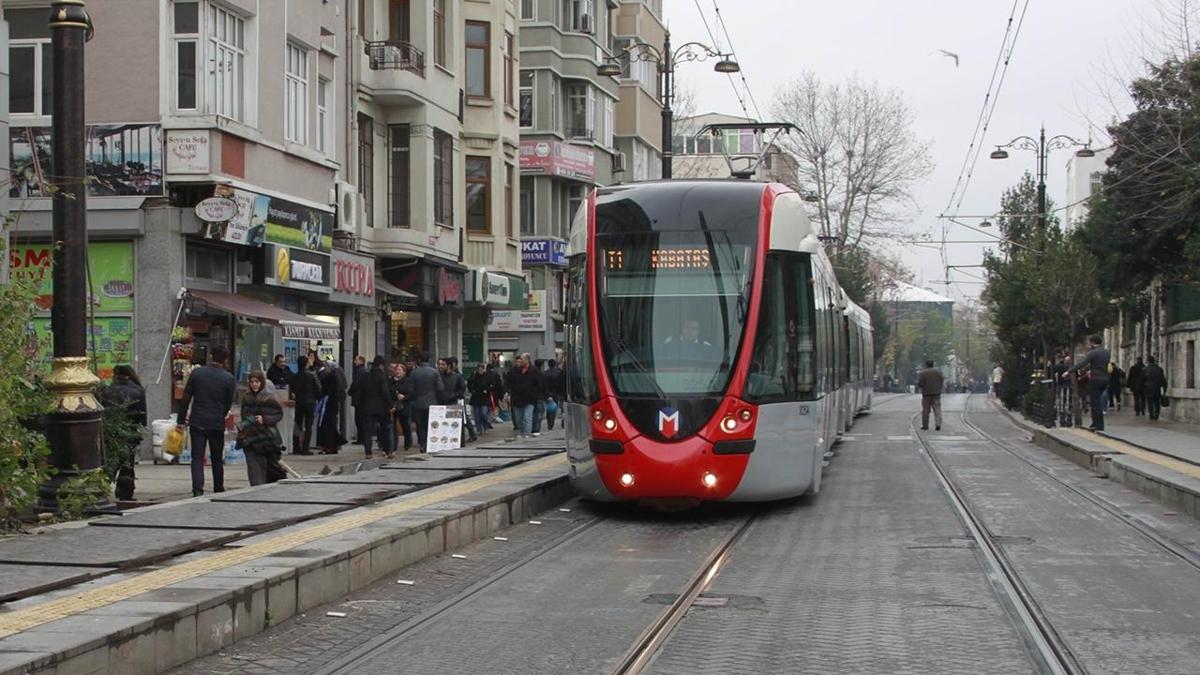 Kabata-Baclar tramvay hattnda arza; seferler durdu