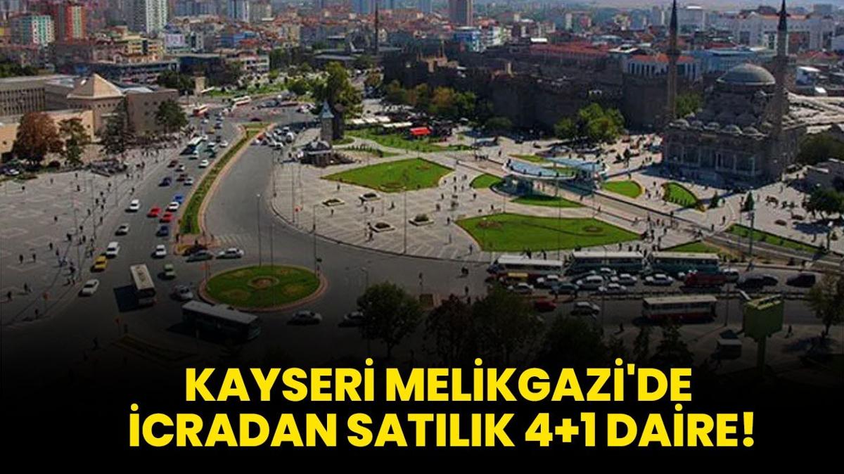 Kayseri Melikgazi'de icradan satlk 4+1 daire!