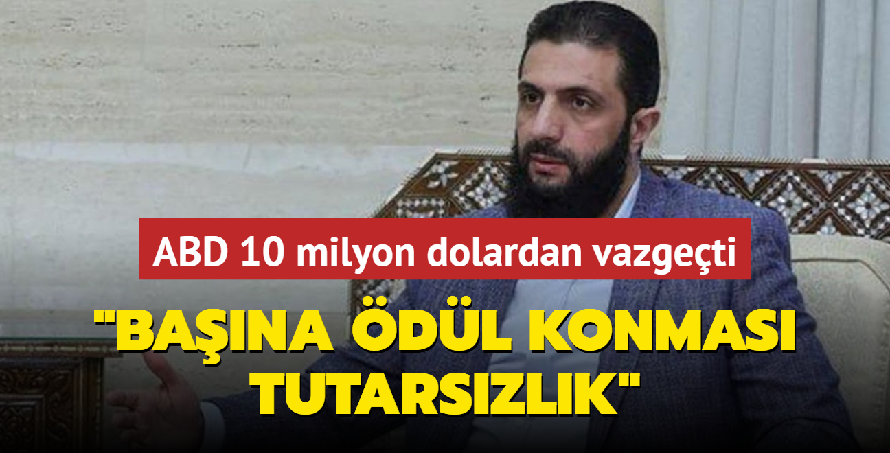 ABD 10 milyon dolardan vazgeti... "Bana dl konmas tutarszlk"