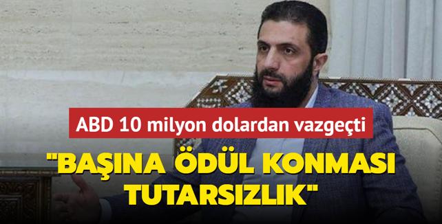 ABD 10 milyon dolardan vazgeti... 'Bana dl konmas tutarszlk'