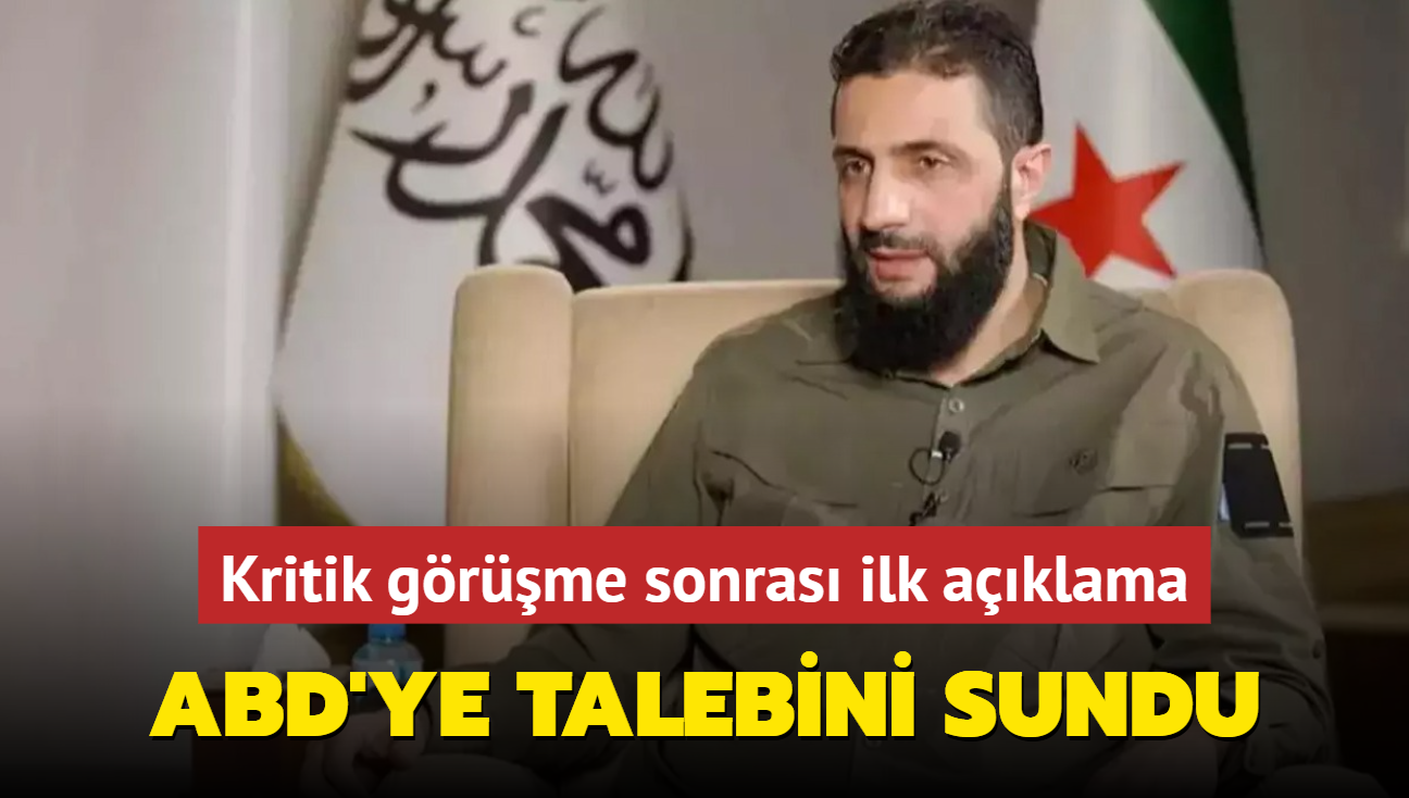 Kritik görüşme sonrası ilk açıklama! Culani ABD'ye talebini paylaştı