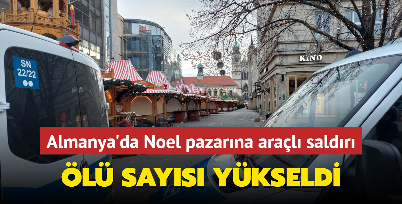 l says ykseldi... Almanya'da Noel pazarna aral saldr