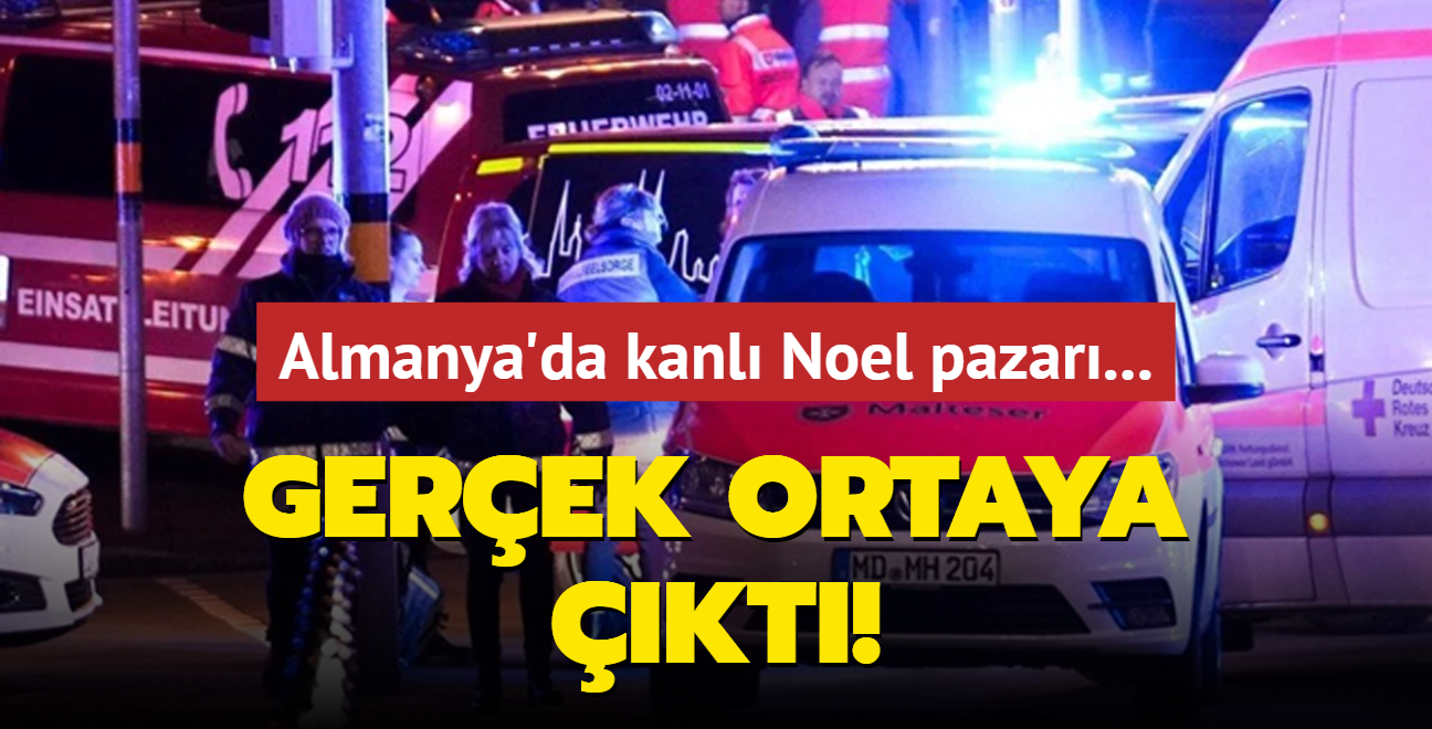 Almanya'da kanl Noel pazar! Gerek ortaya kt