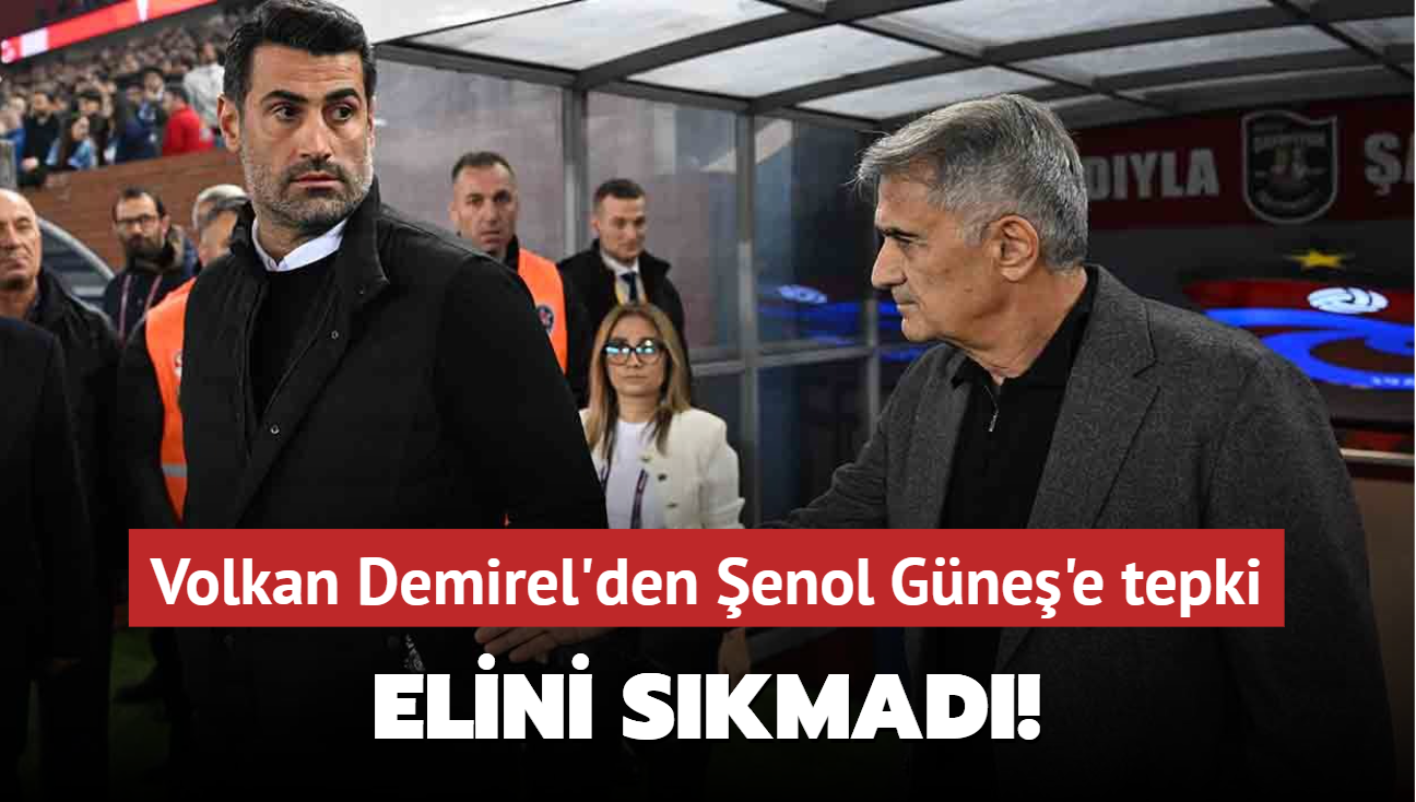 Elini skmad! Volkan Demirel'den enol Gne'e tepki