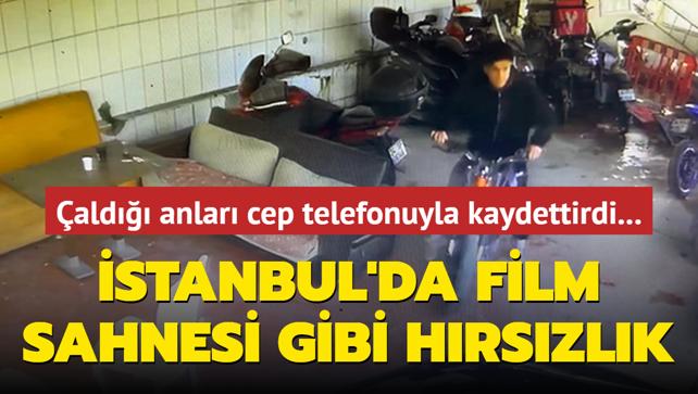 stanbul'da film sahnesi gibi hrszlk... ald anlar cep telefonuyla kaydettirdi