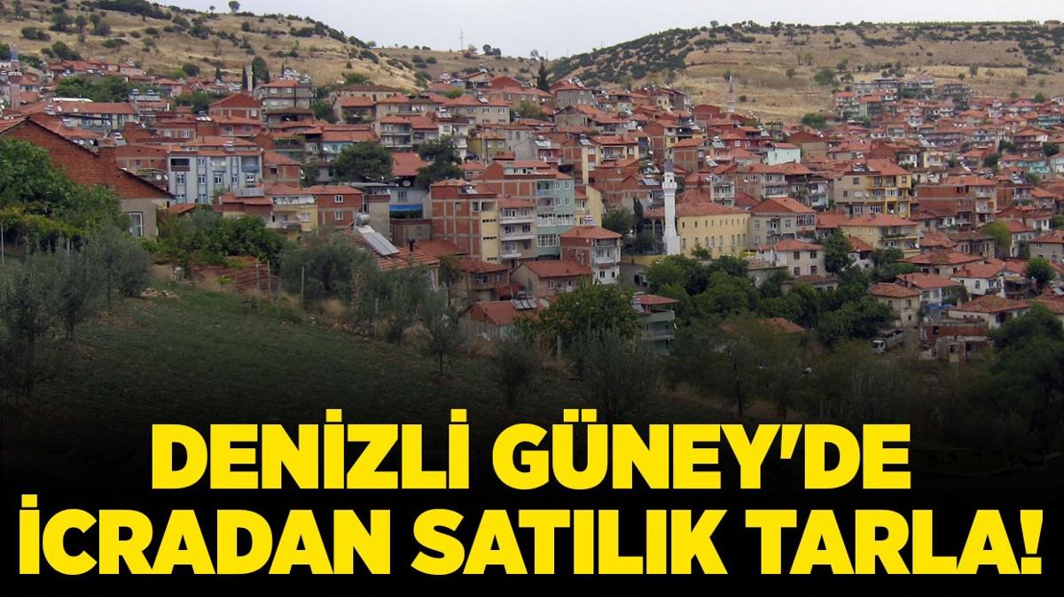 Denizli Gney'de icradan satlk tarla!