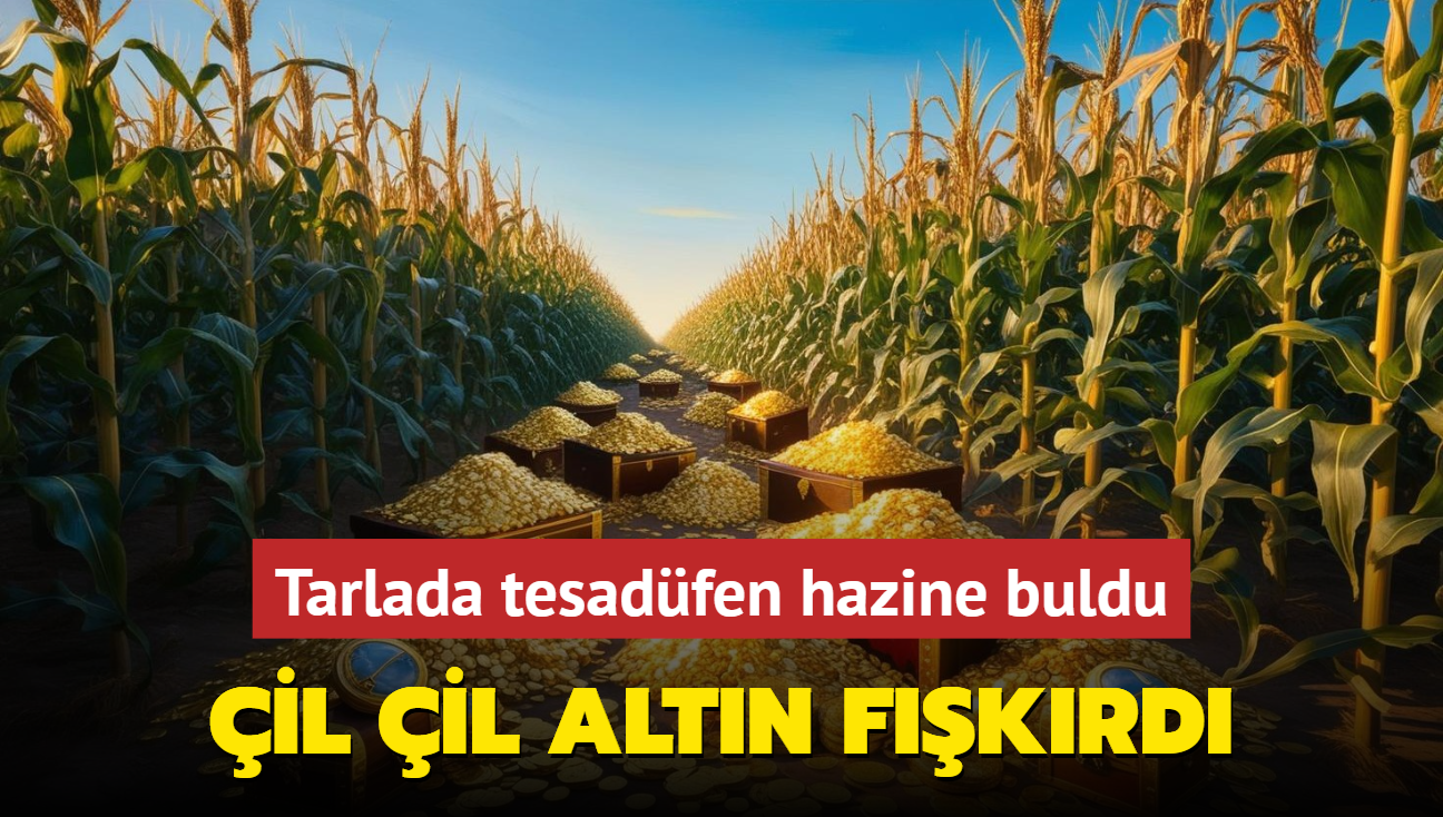 Tarlada tesadfen hazine buldu! il il altn fkrd