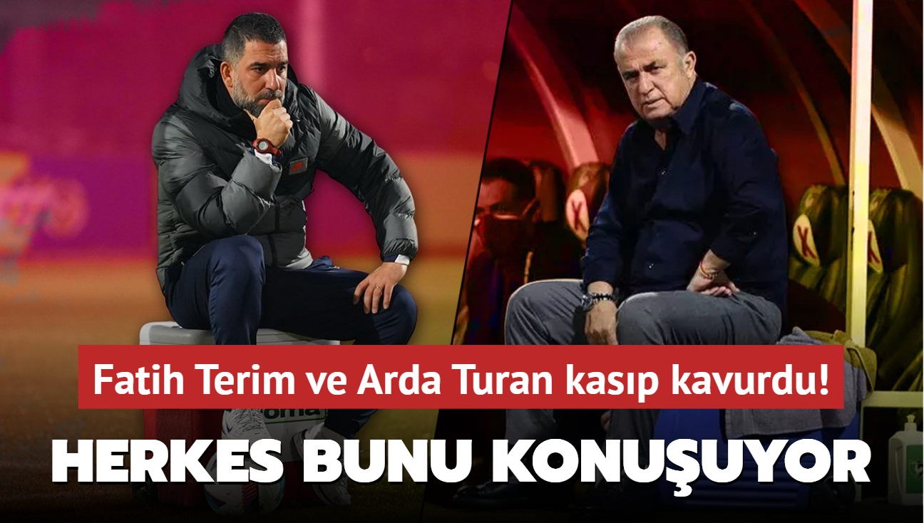 Tm Trkiye bu olay konuuyor! Fatih Terim ve Arda Turan ortal kasp kavurdu