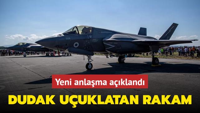 F-35'ler iin dudak uuklatan rakam! Anlama resmen akland