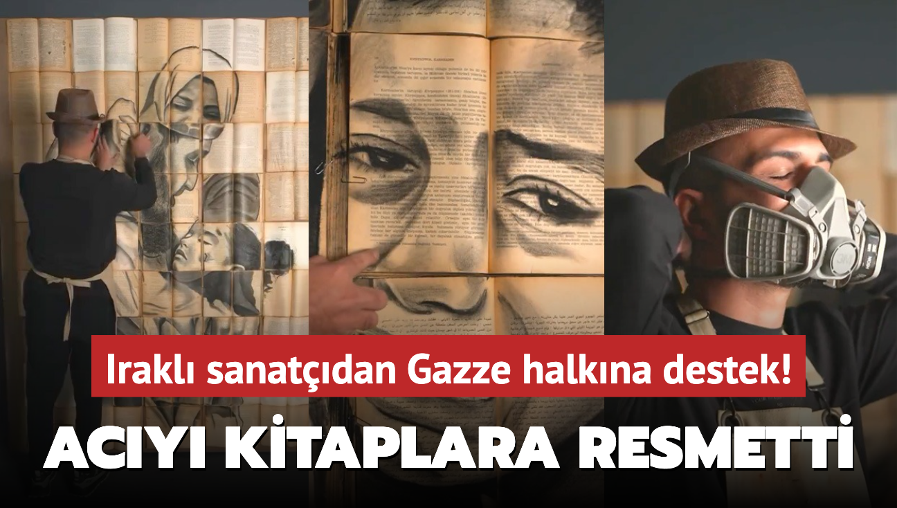 Irakl sanatdan Gazze halkna sanatyla destek