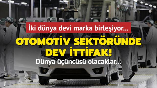 Otomotiv sektrnde dev ittifak! ki dnya devi marka birleiyor: Dnya ncs olacaklar