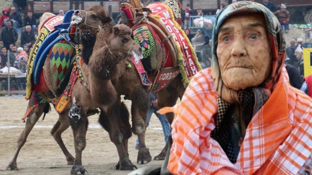95 yandaki Hatice nine develerden kopamyor; greleri takip ediyor