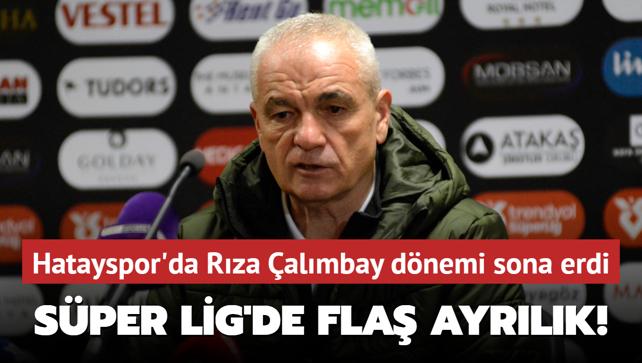 Hatayspor'da Rza almbay dnemi sona erdi