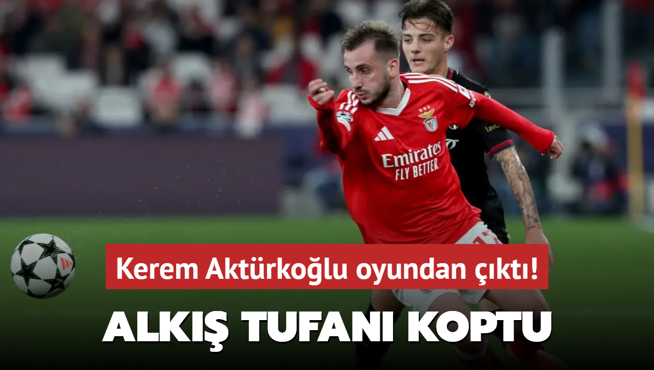 Kerem Aktrkolu oyundan karken alk tufan koptu