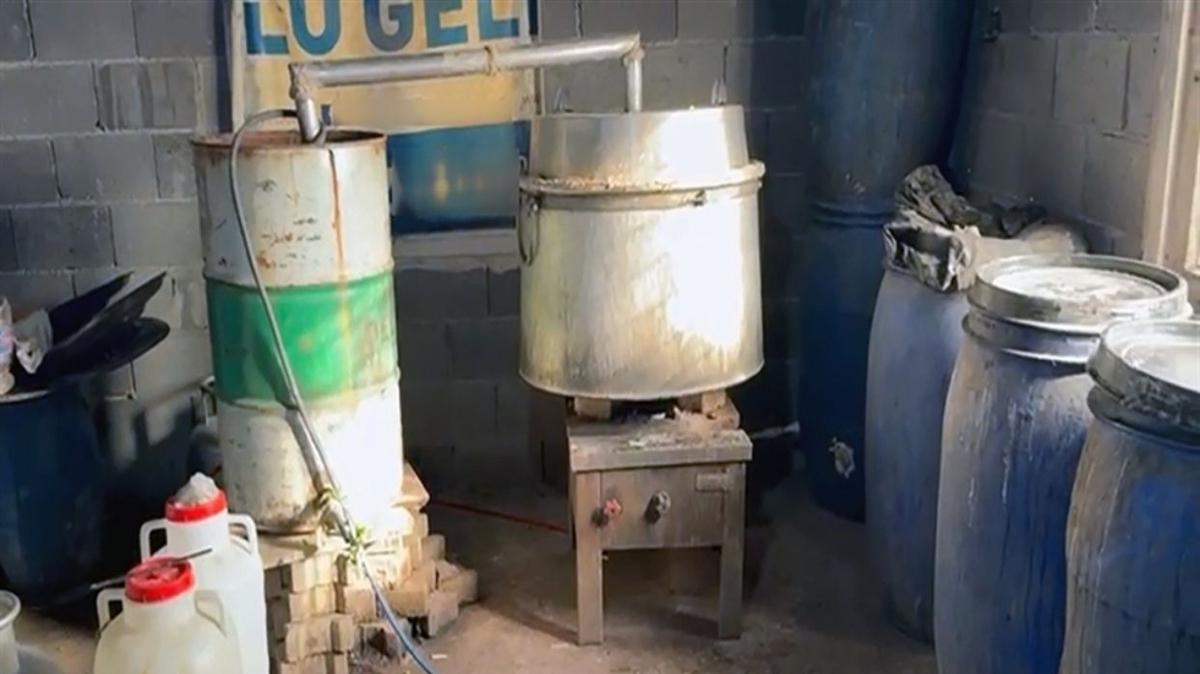 Evinde 1050 litre sahte iki bulunan adamdan 'Ylbanda iecektim' savunmas