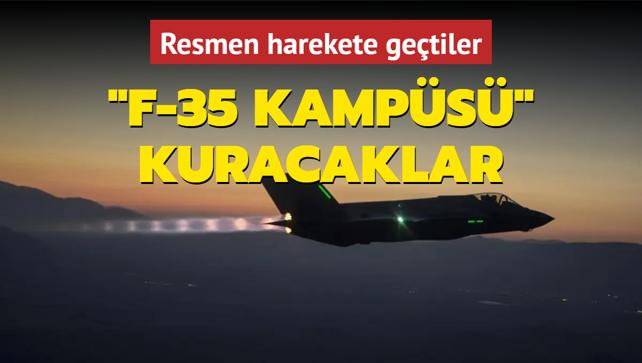 Resmen harekete getiler! 'F-35 Kamps' kuracaklar