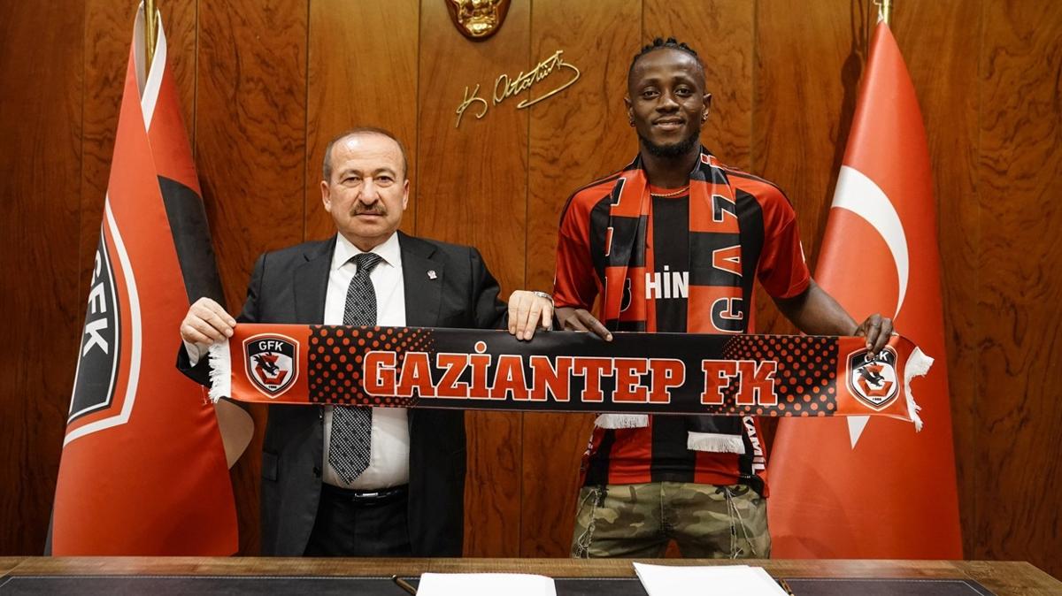 Gaziantep FK'nn yeni golcs Emmanuel Boateng oldu