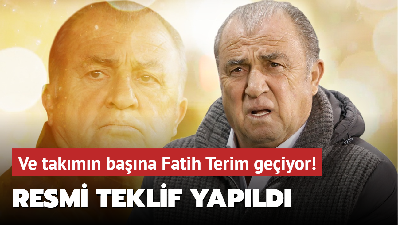 Ve takmn bana Fatih Terim geiyor! Resmi teklif yapld