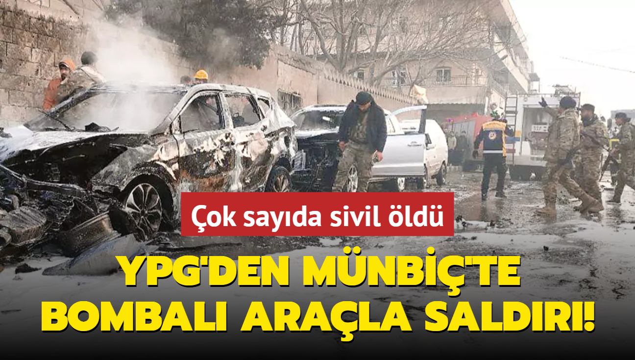 YPG'den Mnbi'te bombal arala saldr! 4 Sivil ld