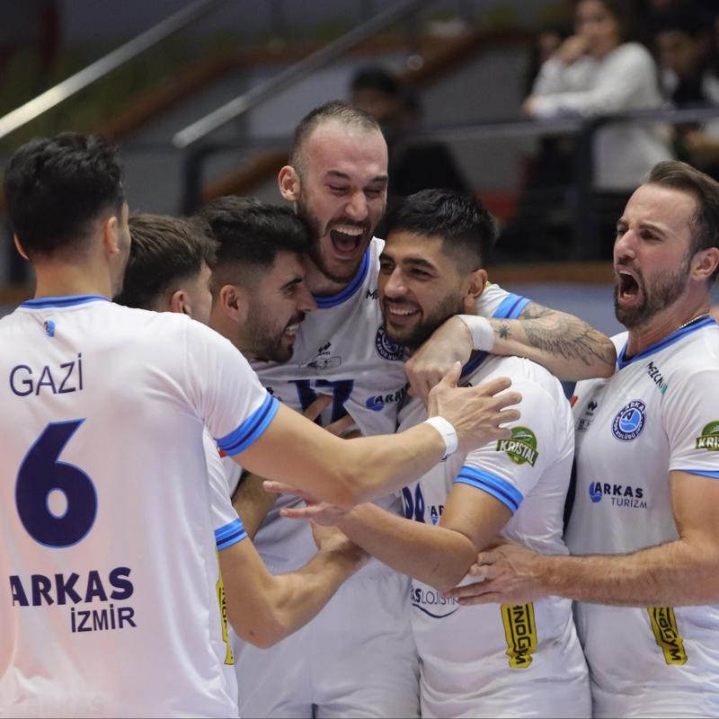 Arkas Spor'un eyrek finaldeki rakibi Ziraat Bankkart