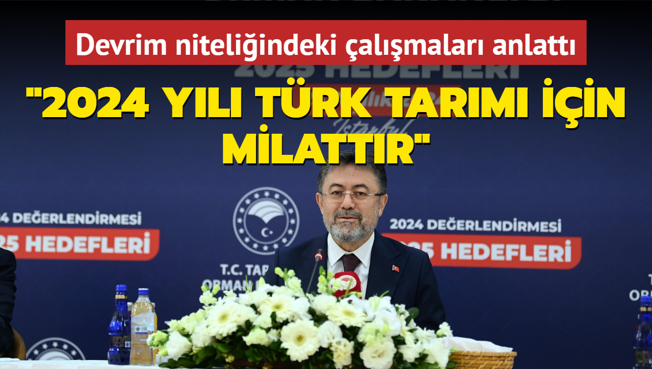 Bakan Yumakl: 2024 yl Trk tarm iin milattr