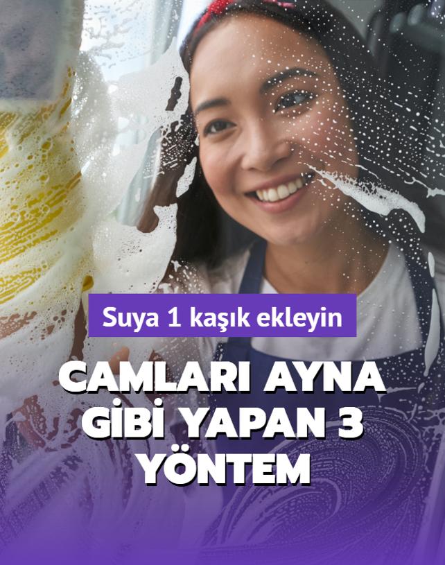 Pencereleri ayna gibi yapan 3 yntem! Cam suyuna 1 kak eklemek yetiyor