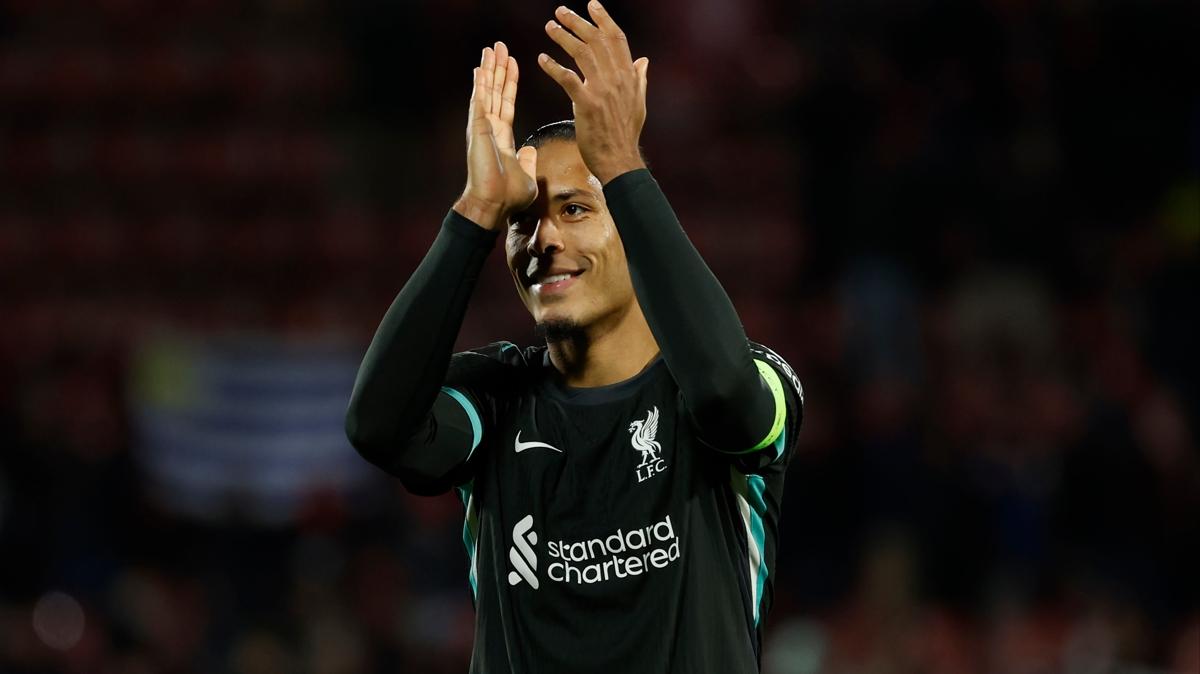 Liverpool'dan ayrlyor mu" Van Dijk'ten geleceine ilikin aklama