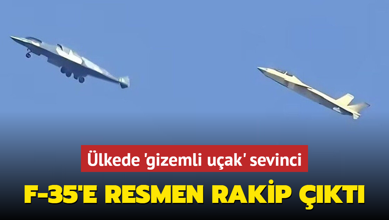 lkede 'gizemli uak' sevinci! F-35'e resmen rakip kt...