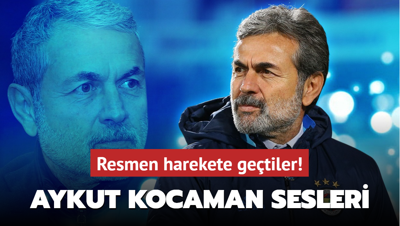 Ve Aykut Kocaman sesleri! Resmen harekete getiler