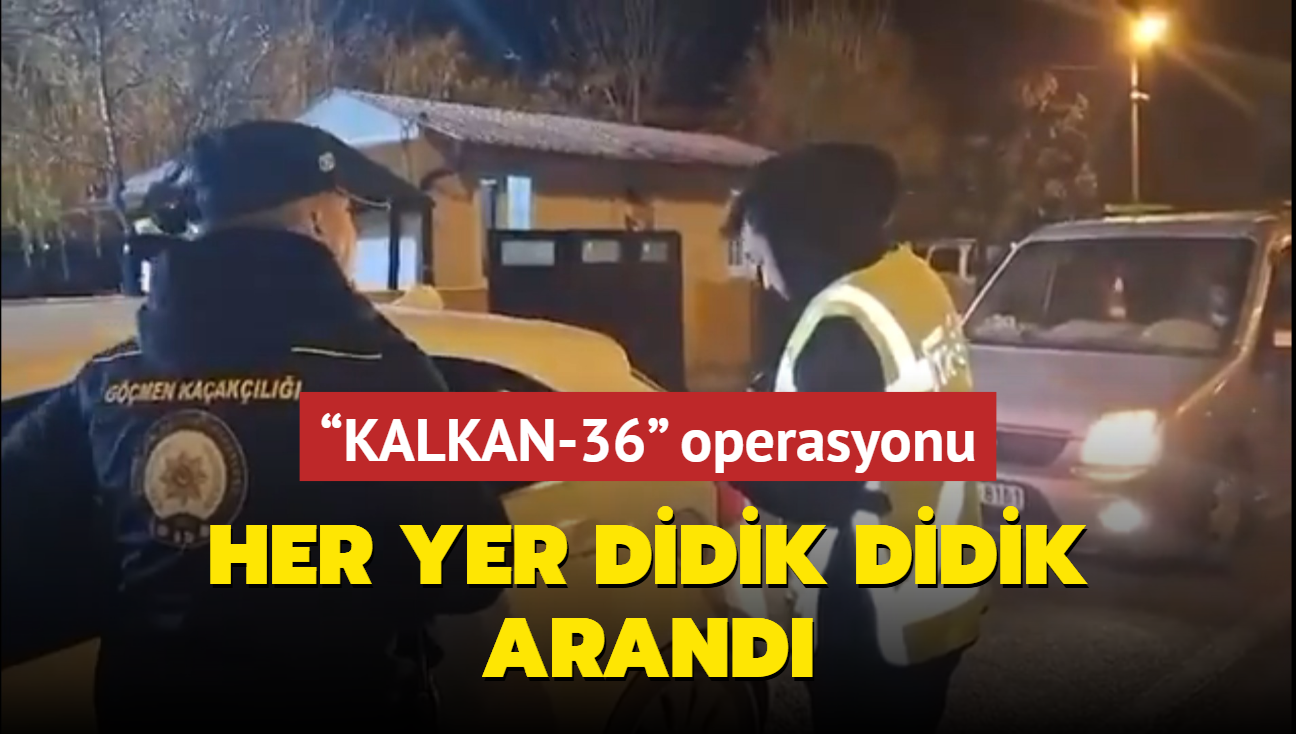 KALKAN-36 operasyonlarnda 656 dzensiz gmen yakaland