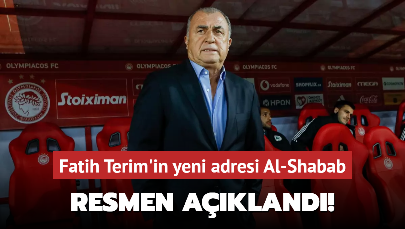 Resmen akland! Fatih Terim'in yeni adresi Al-Shabab