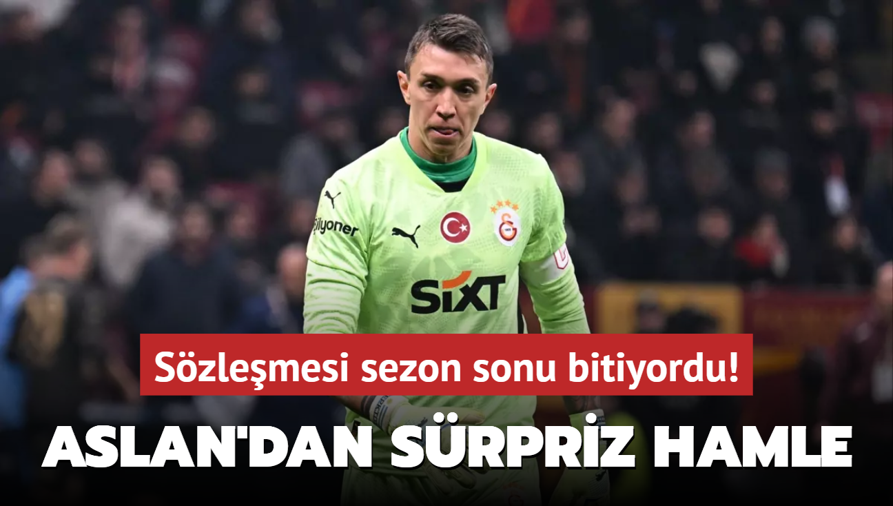 Szlemesi sezon sonu bitiyordu! Galatasaray'dan Muslera hamlesi 