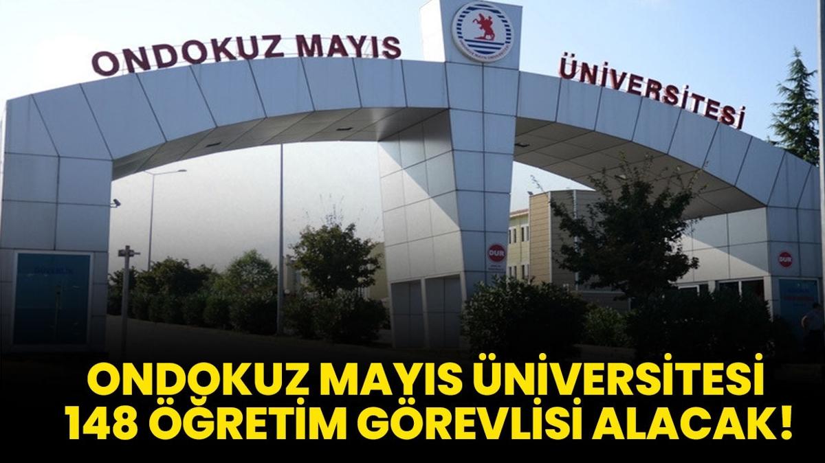 Ondokuz Mays niversitesi 148 retim Grevlisi alacak!