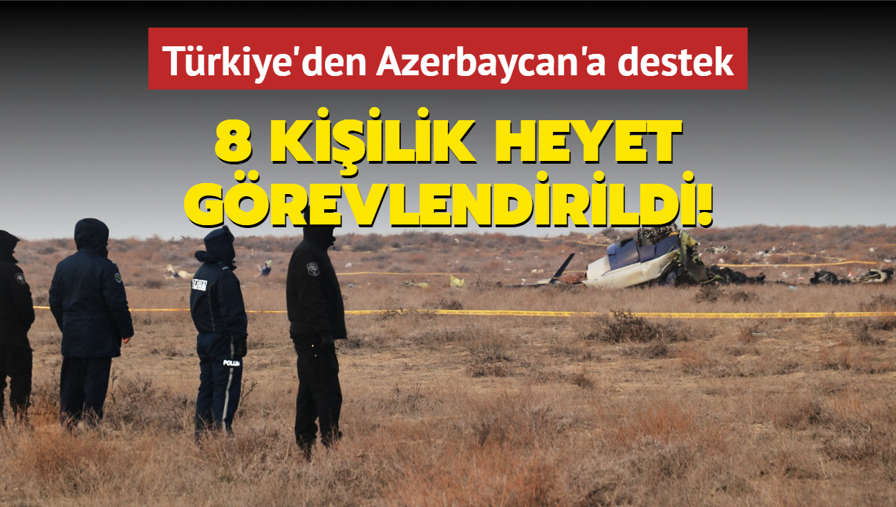 Trkiye'den Azerbaycan'a destek... 8 kiilik heyet grevlendirildi!