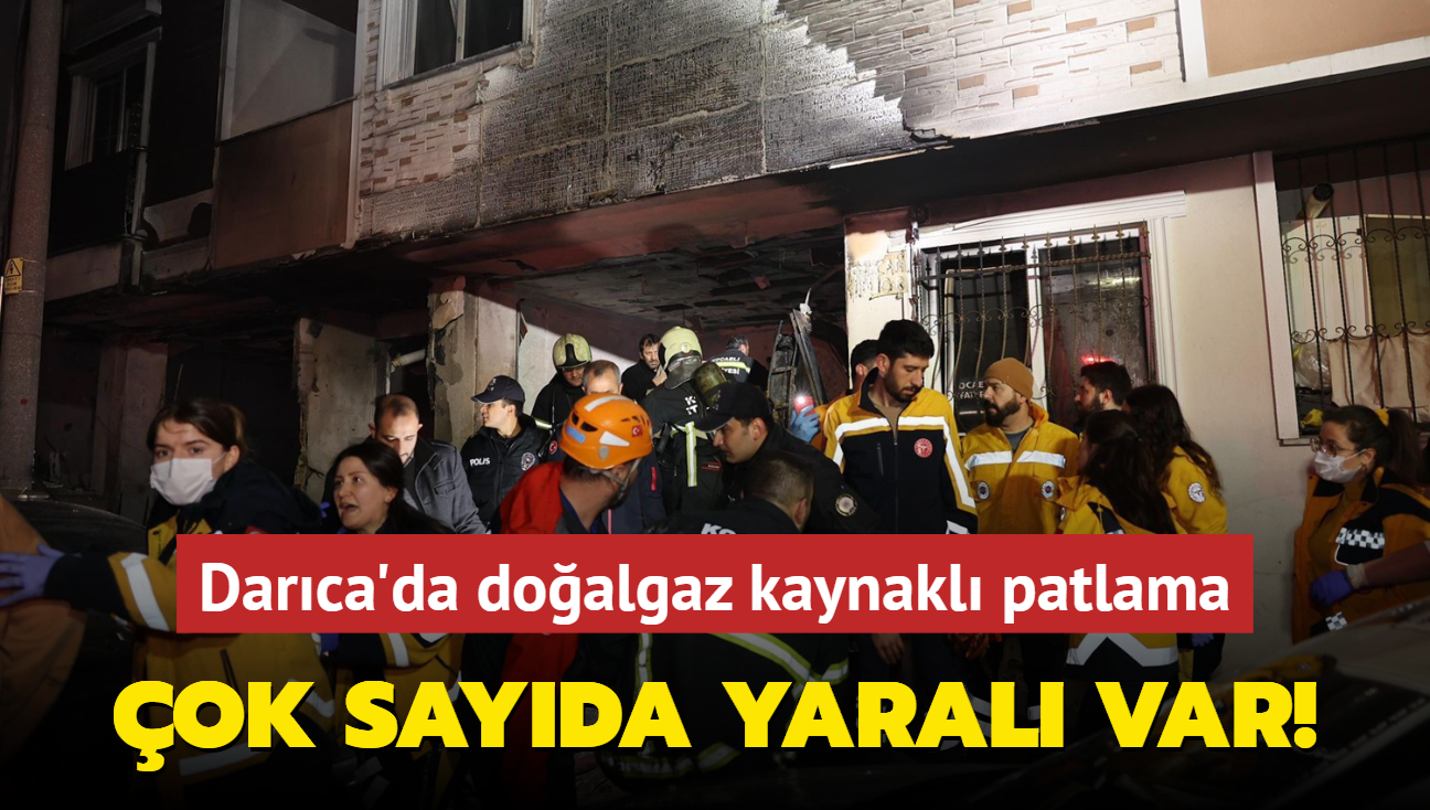 Darca'da doalgaz kaynakl patlama: 13 yaral