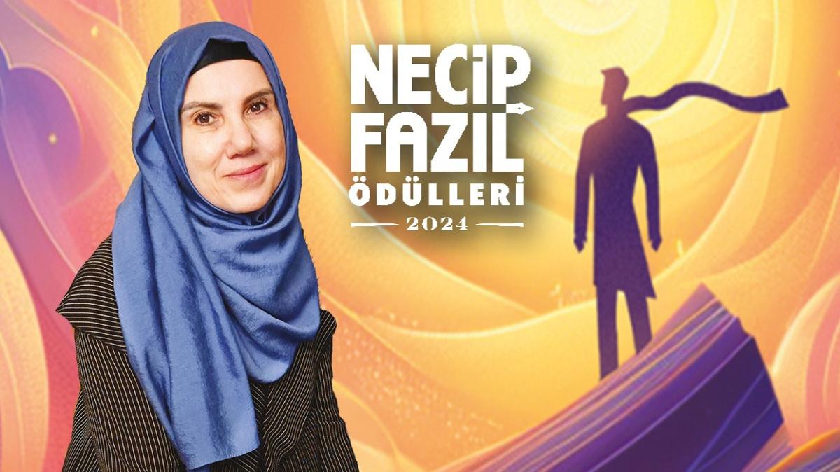 2024 Necip Fazl ocuk Edebiyat dl sahibi Nehir Aydn Gkduman... 'Anneciim sen hi Nobel aldn m"'