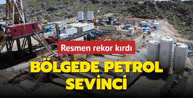 Blgede petrol sevinci... Resmen rekor krd