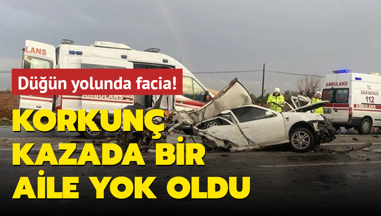 Dn yolunda facia! Korkun kazada bir aile yok oldu