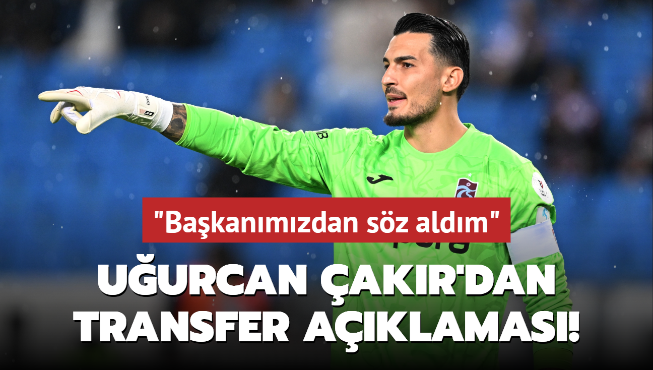 Uurcan akr'dan transfer aklamas! "Bakanmzdan sz aldm"