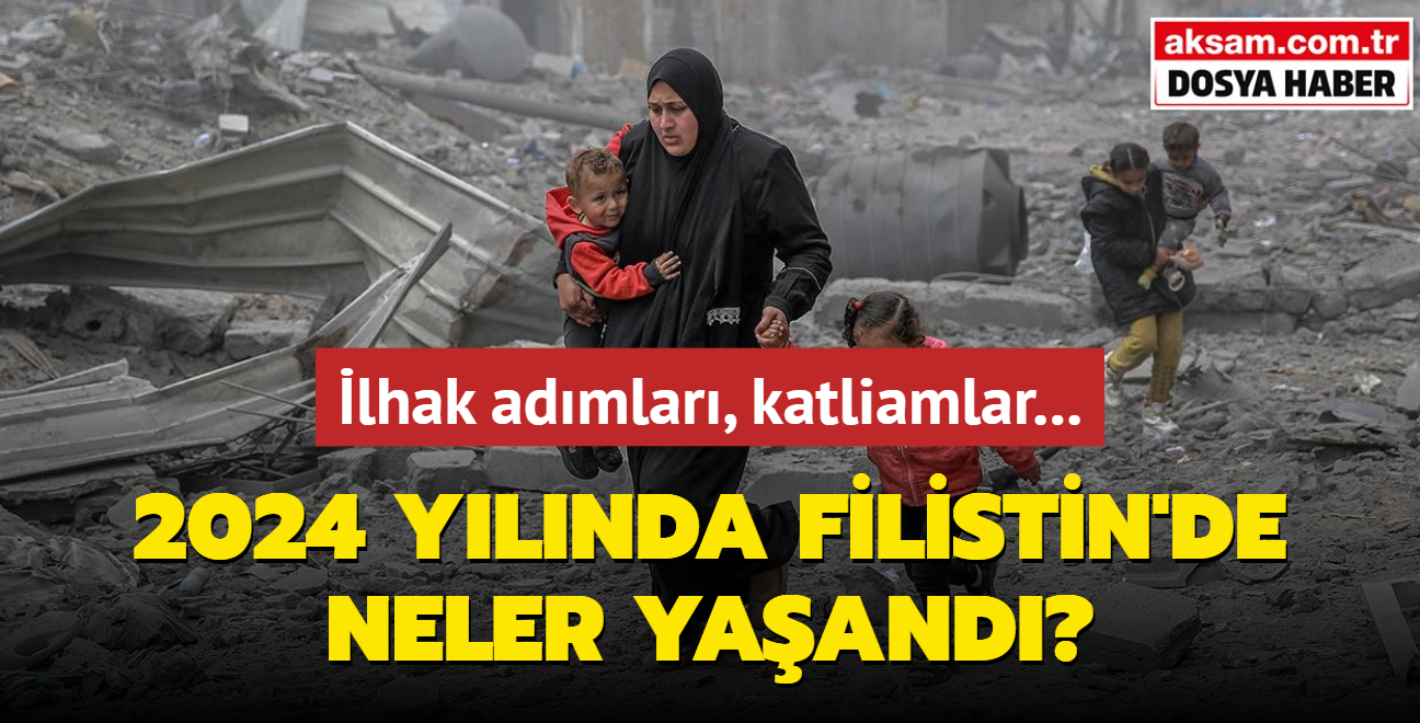 2024 ylnda Filistin'de neler yaand"