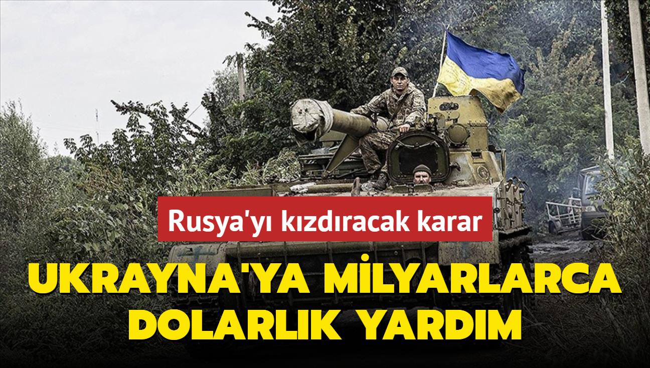 ABD'den Rusya'y kzdracak karar:  Ukrayna'ya 3,4 milyar dolarlk bte yardm