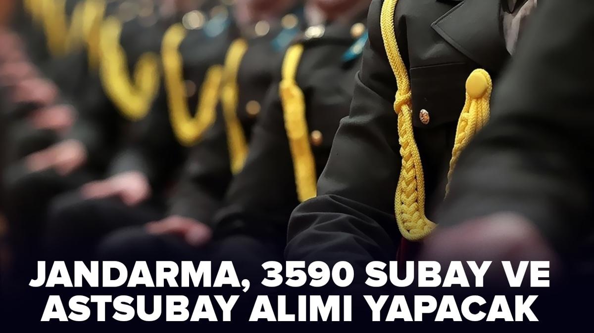 Jandarma astsubay alm 2025 ne zaman, bavuru artlar neler" Jandarma Genel Komutanl (JGK) subay-astsubay alm bavuru ekran