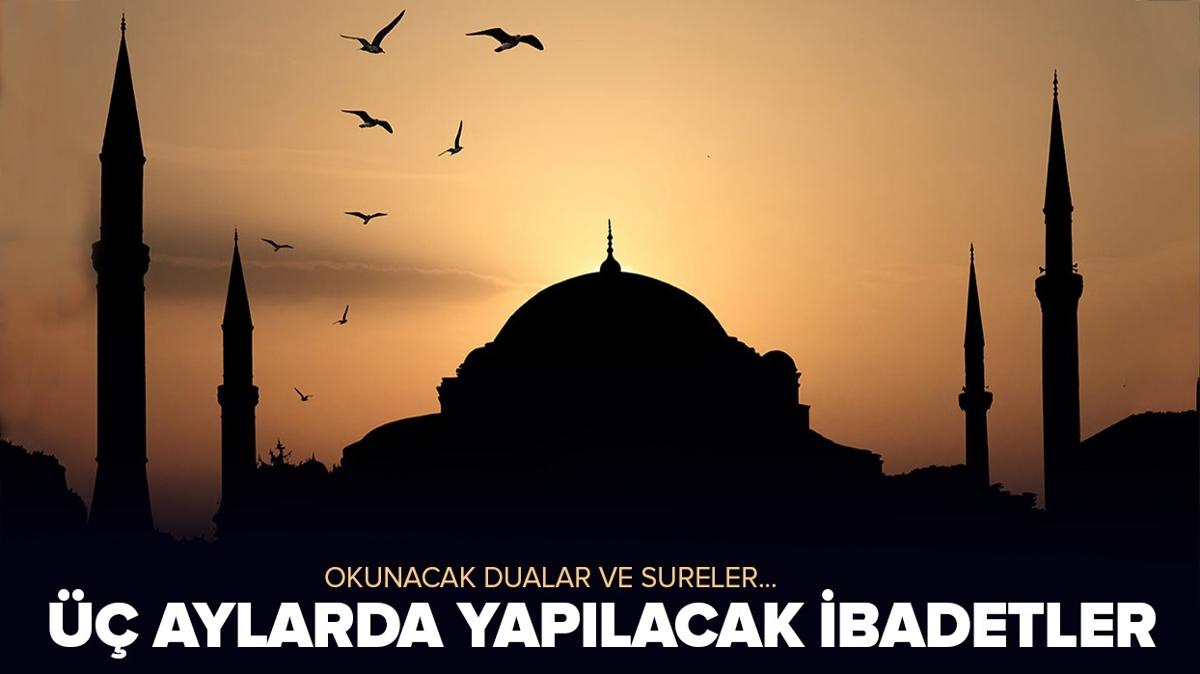  aylarda yaplacak ibadetler nelerdir" Diyanet  aylarda okunacak dualar ve sureler