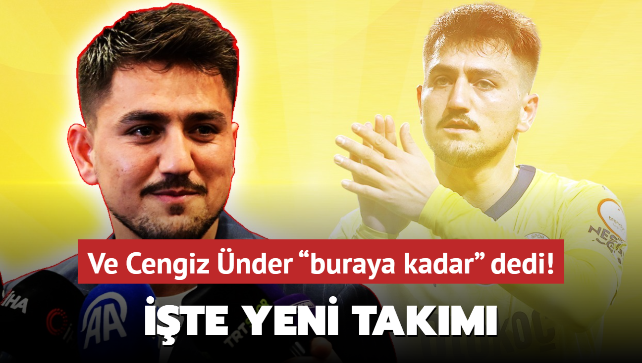 Ve Cengiz nder buraya kadar dedi! Fenerbahe'nin 20 numaras ayrlyor: te yeni takm