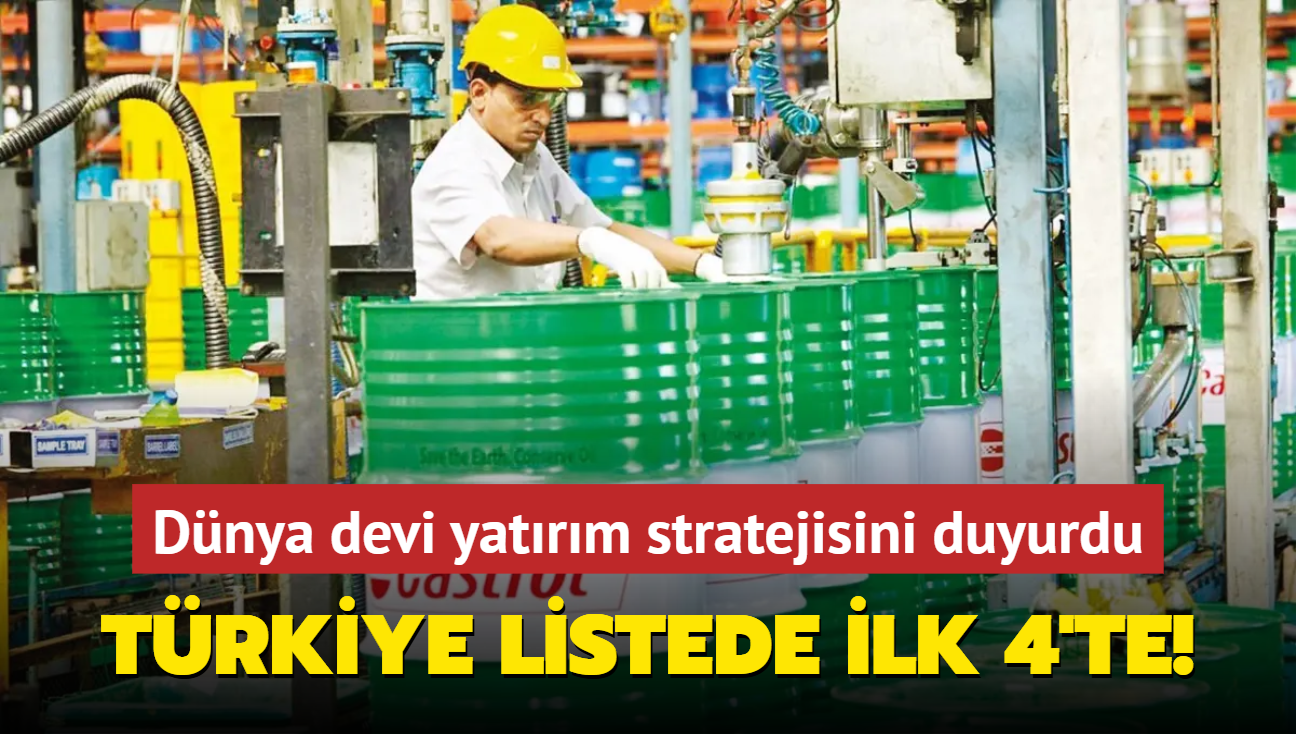 'Yatrm stratejimizde Trkiye ilk 4'te'