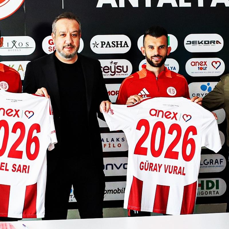 Antalyaspor, Veysel Sar ve Gray Vural ile nikah tazeledi