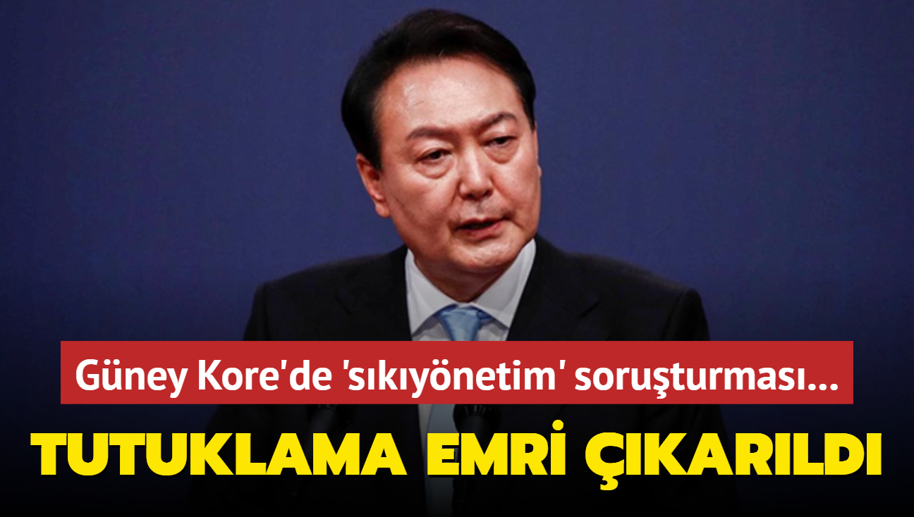 Gney Kore'de 'skynetim' soruturmas... Tutuklama emri karld